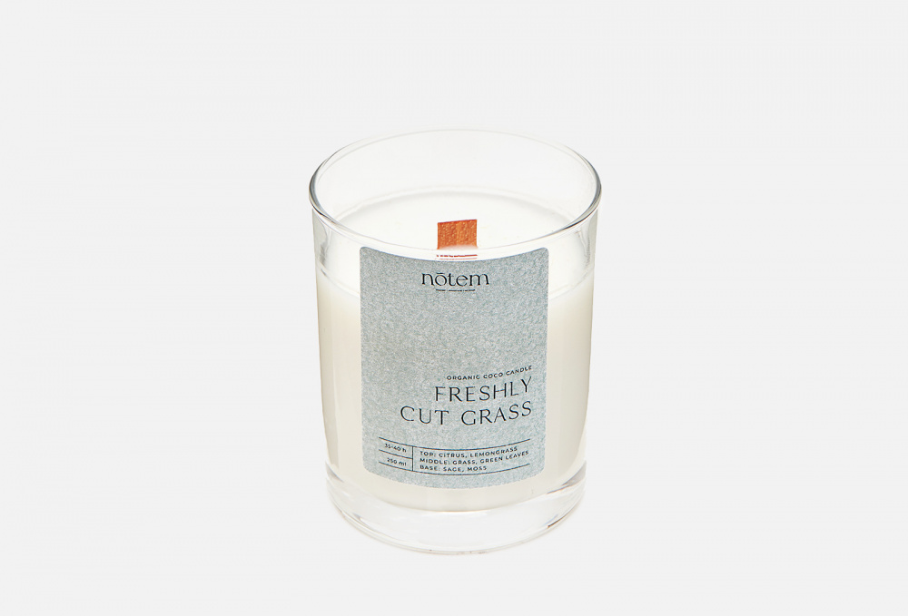 Свеча в стакане NOTEM Aroma Candle | Freshly Cut Grass 300 гр