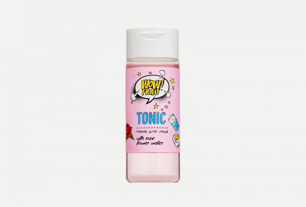 Тоник увлажняющий с розовой водой WOW FRAU Moisturizing Tonic With Rose Water