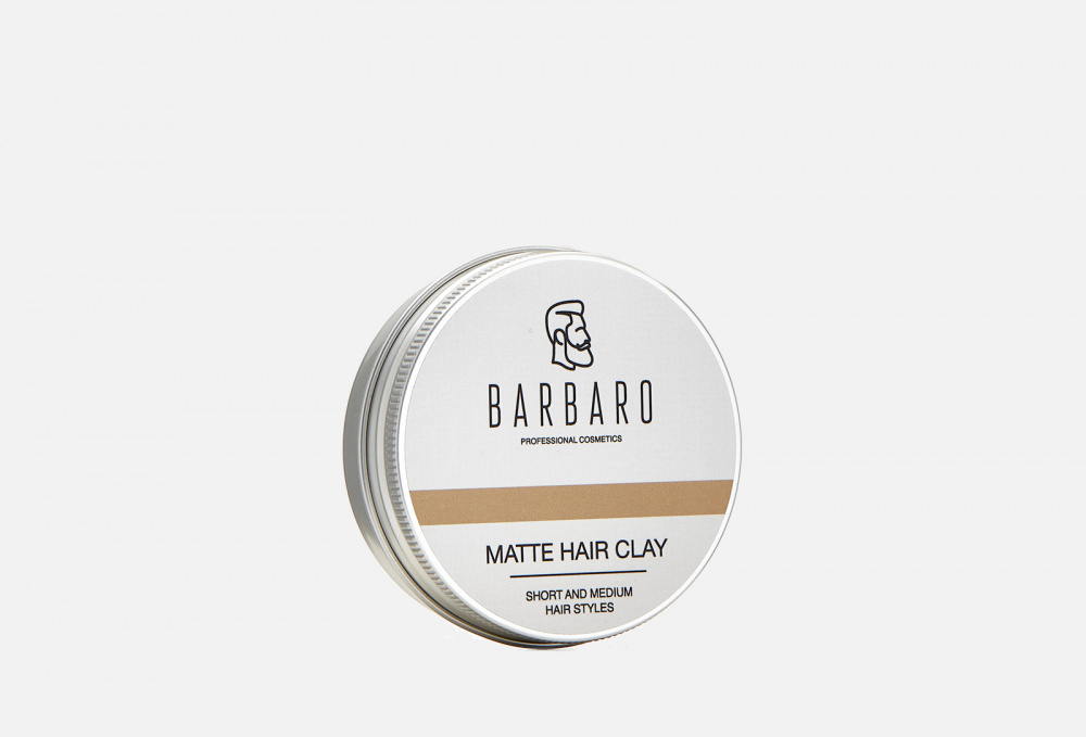 Матовая глина для укладки волос BARBARO - фото 1