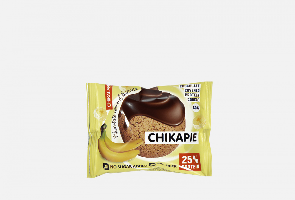 Печенье глазированное CHIKALAB Банан В Шоколаде 1 шт