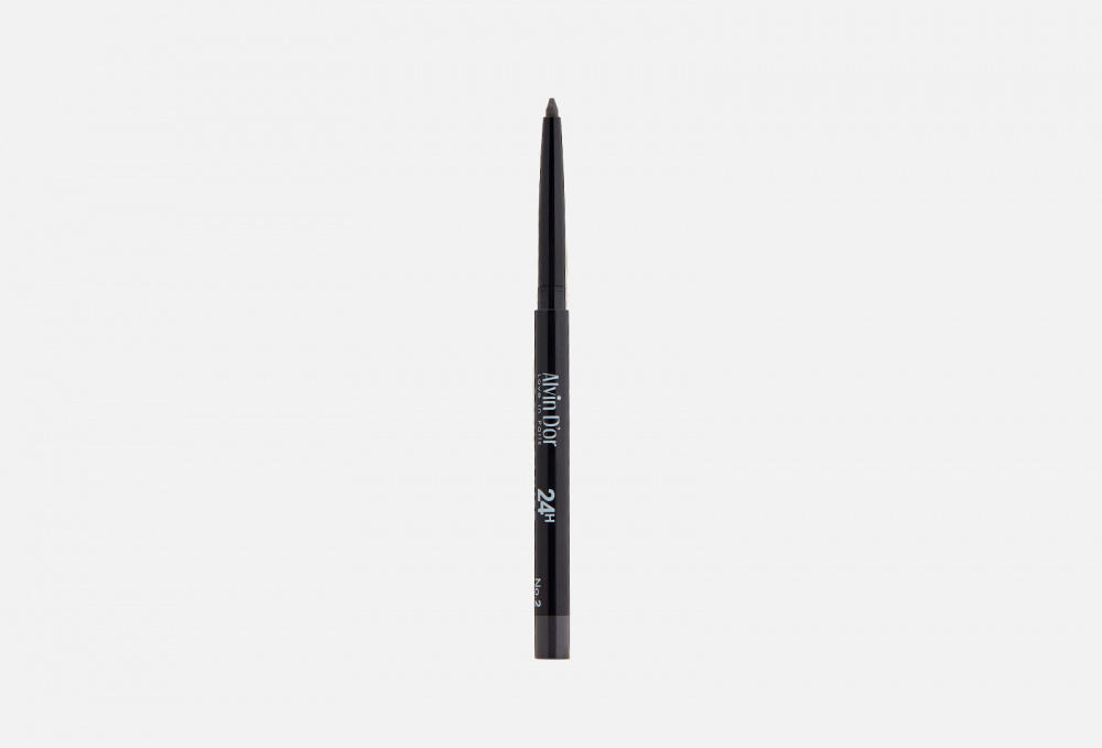 Водостойкий карандаш для глаз ALVIN D'OR, цвет серый - фото 1