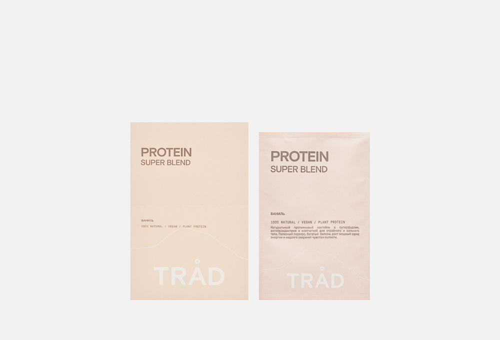 Коктейль белковый TRAD Protein Super Blend Ваниль 12 шт