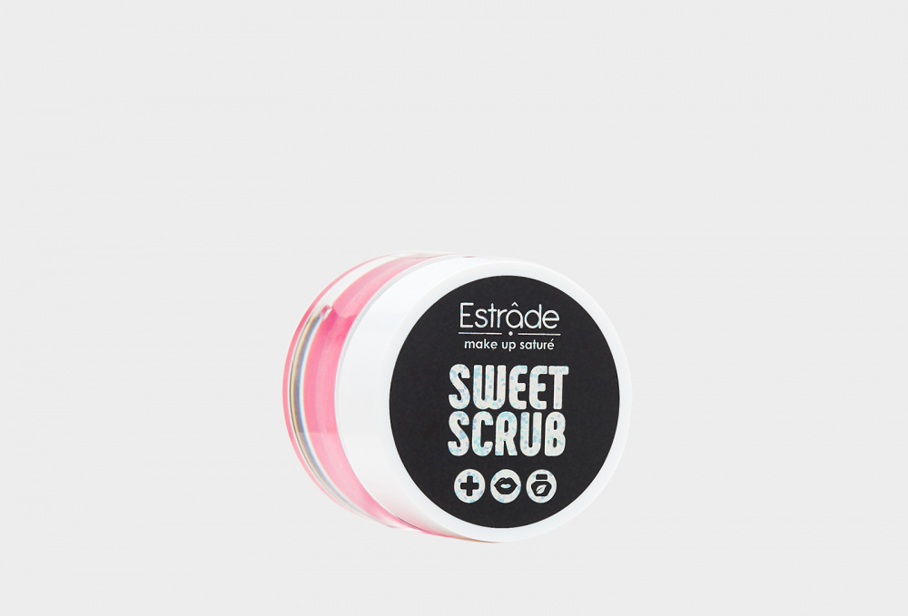 Сахарный скраб для губ ESTRADE, цвет розовый - фото 1