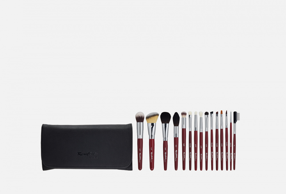 Набор кистей для макияжа ROUBLOFF BEAUTY Set М153 From 15 Make-up Brushes 1 шт
