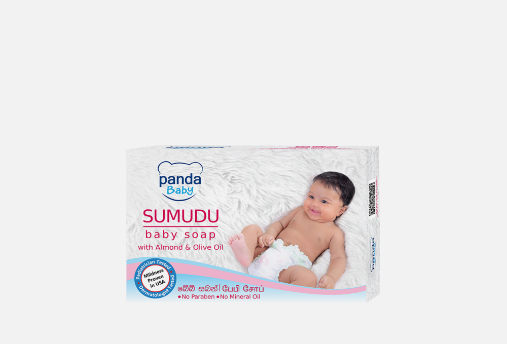 Твердое мыло NATURES SECRETS PANDA BABY Sumudu Baby Soap 75 гр