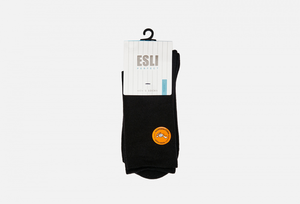 Носки ESLI Perfect Черные 44-45 размер