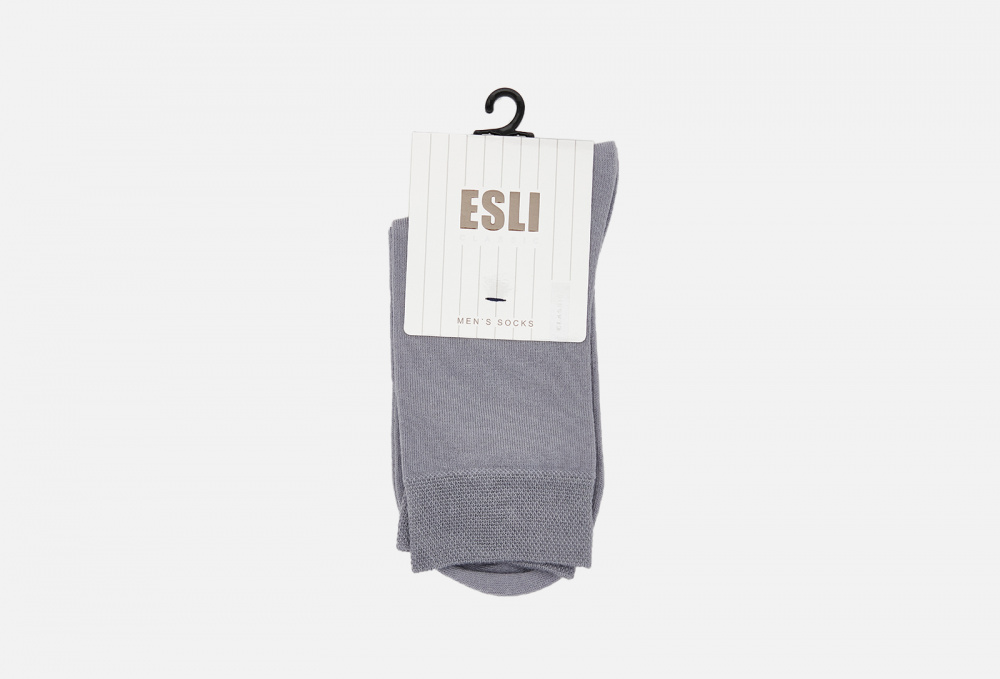Носки ESLI Classic Серые 44-45 размер