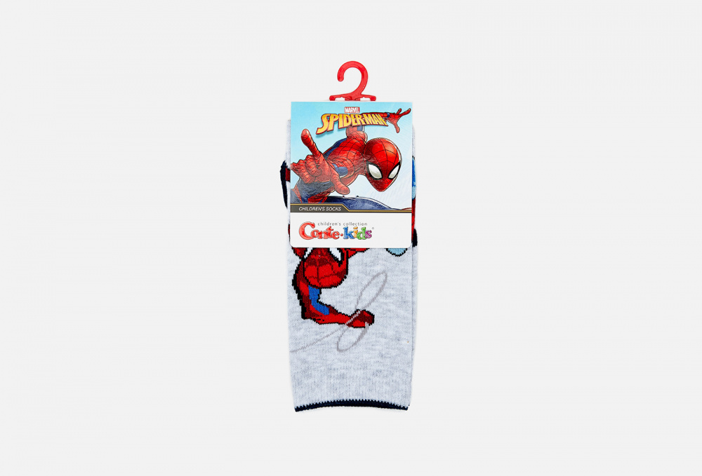 Носки детские CONTE-KIDS Marvel, Светло Серый 33-35 размер