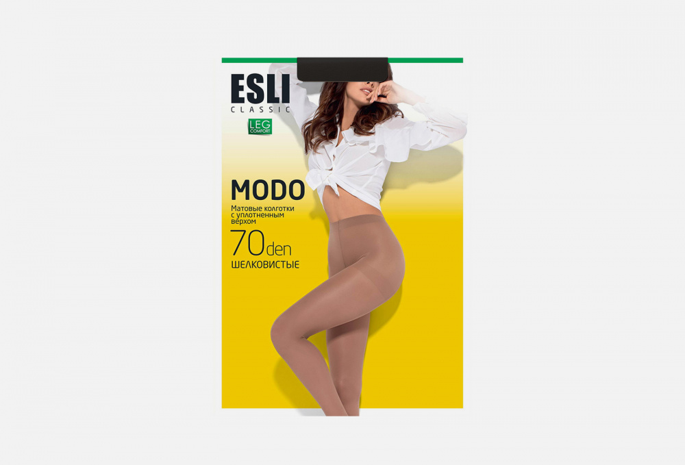 Колготки ESLI Modo Черные 70 Den 5 размер