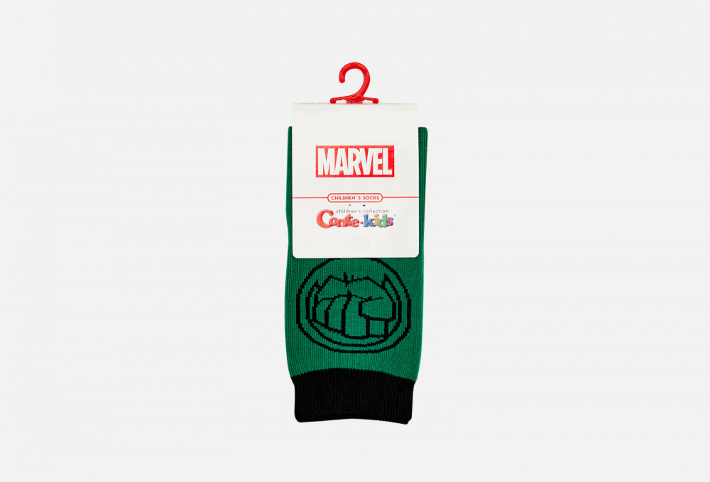 Носки детские CONTE-KIDS Marvel, Зеленый 30-32 размер