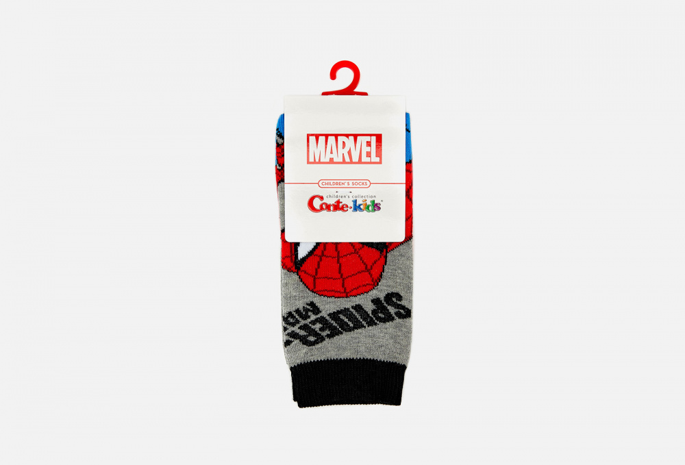 Носки детские CONTE-KIDS Marvel, Темно Серый 27-29 размер