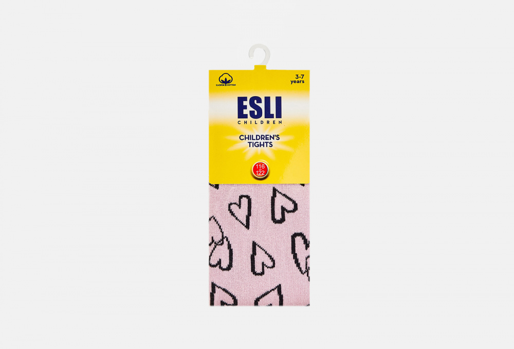 Колготки ESLI Пепельно-розовые 116-122 см