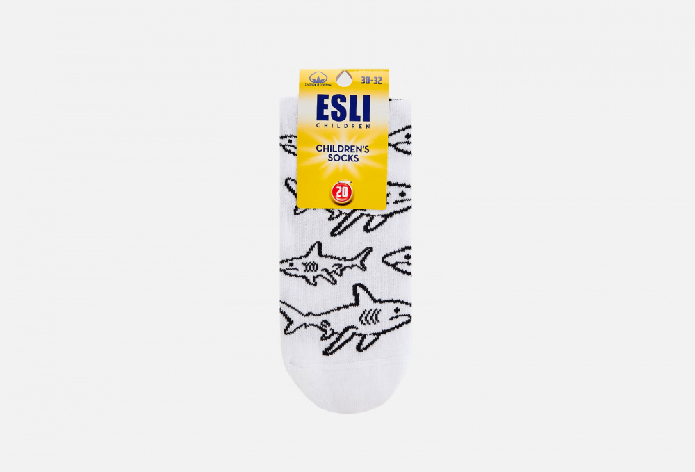 Носки ESLI Белые 33-35 размер