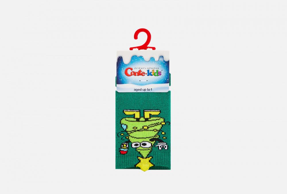 Носки детские CONTE-KIDS, цвет зеленый - фото 1
