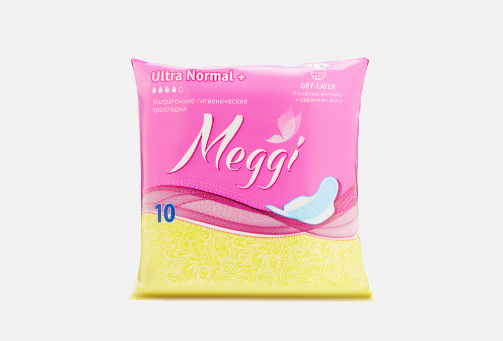 Гигиенические прокладки MEGGI Ultra Normal+ 10 шт