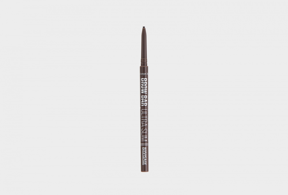 Ультратонкий механический карандаш для бровей LUXVISAGE, цвет коричневый