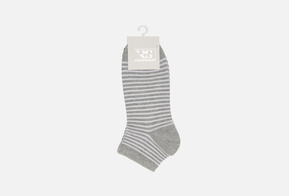Носки укороченные R&S, цвет серый - фото 1