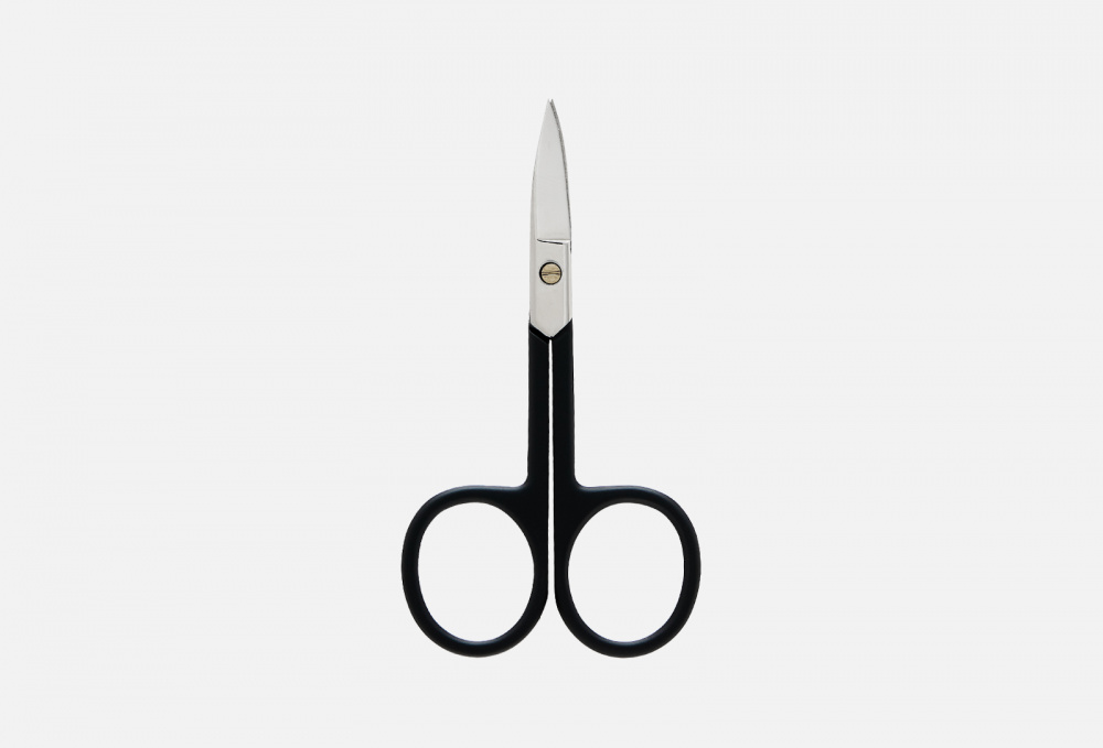 Ножницы для ногтей с изогнутымилезвиями и прорезиненными ручками BASICARE Nail Scissors With Rubber Coated Finger Rings -curved Blades 1 шт