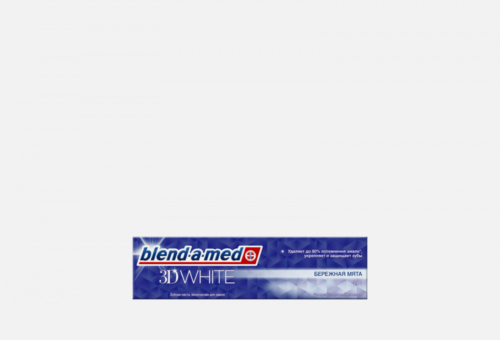 Зубная паста BLEND-A-MED 3d White Бережная Мята 100 мл