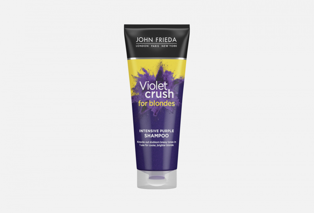Интенсивный шампунь с фиолетовым пигментом для нейтрализации желтизны светлых волос JOHN FRIEDA Violet Crush 250 мл