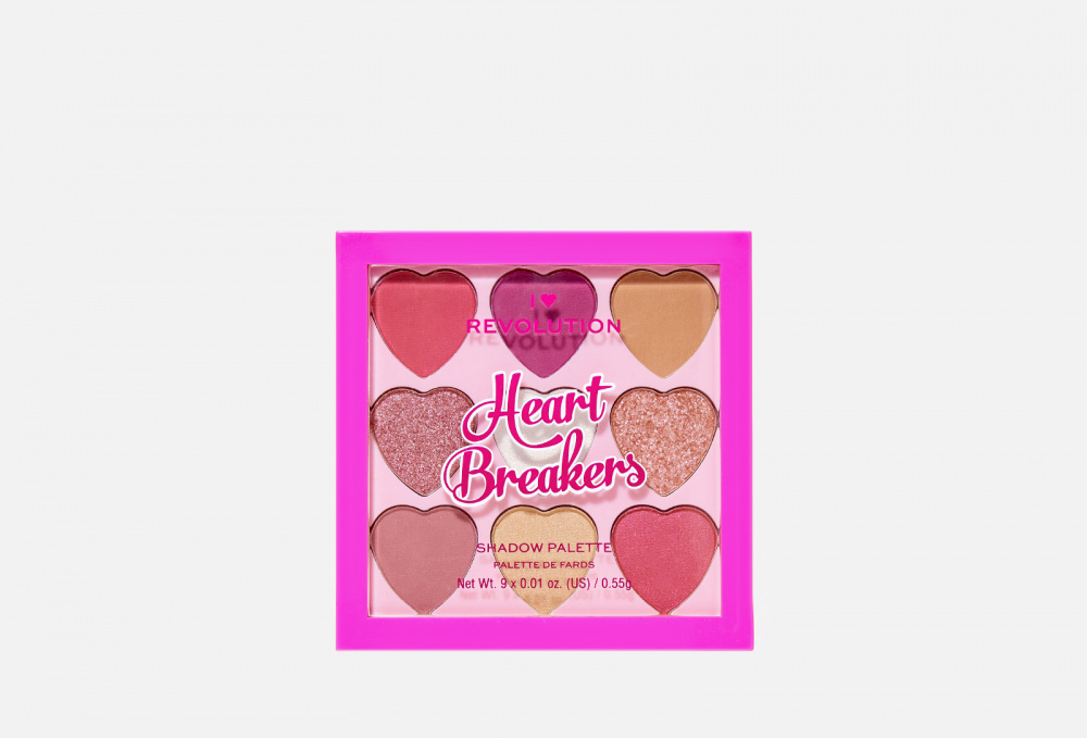 ПАЛЕТКА ТЕНЕЙ ДЛЯ I HEART REVOLUTION Heart Breakers 4.95 мл