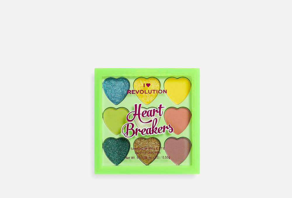 ПАЛЕТКА ТЕНЕЙ ДЛЯ ВЕК I HEART REVOLUTION Heart Breakers Flourish 4.95 мл