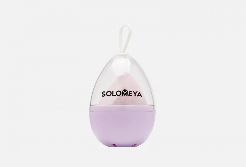 Спонж для макияжа со срезом SOLOMEYA Purple 1