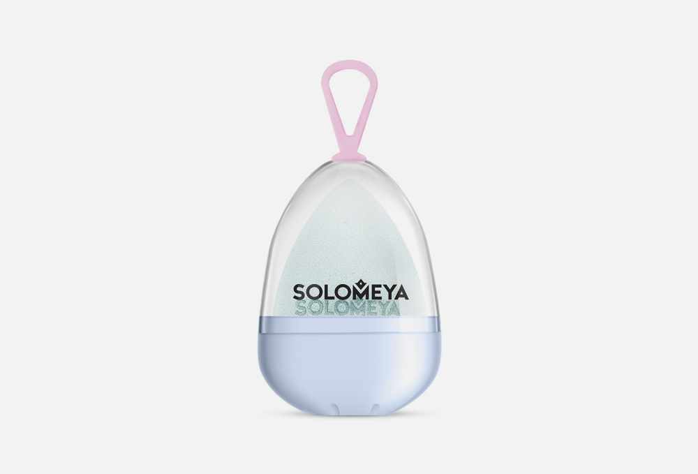 Косметический спонж для макияжа SOLOMEYA, цвет голубой - фото 1
