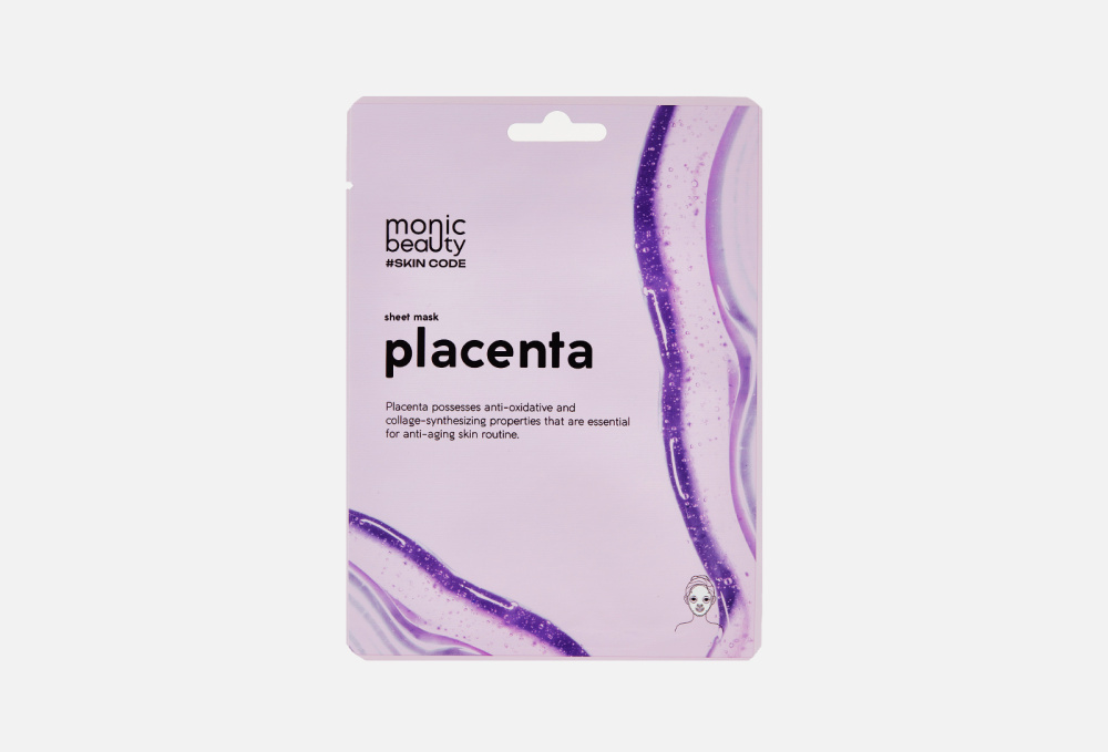 Тканевая маска для лица MONIC BEAUTY Placenta 25 мл