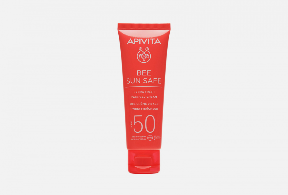Солнцезащитный увлажняющий гель-крем для лица SPF50 APIVITA