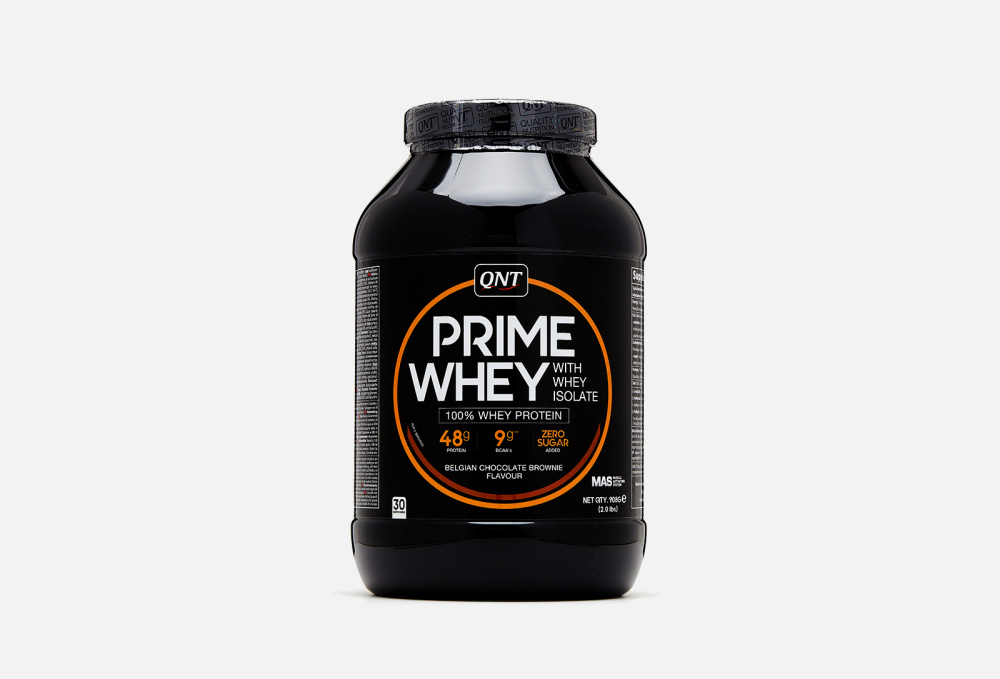 Протеин со вкусом Бельгийского шоколада QNT Prime Whey 907 гр