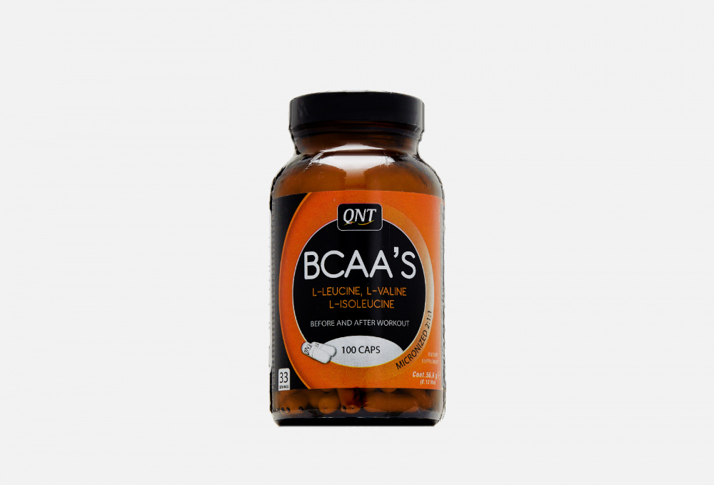 Комплекс аминокислот с витамином В6 QNT Bcaa's + Vit.b-6 100 шт
