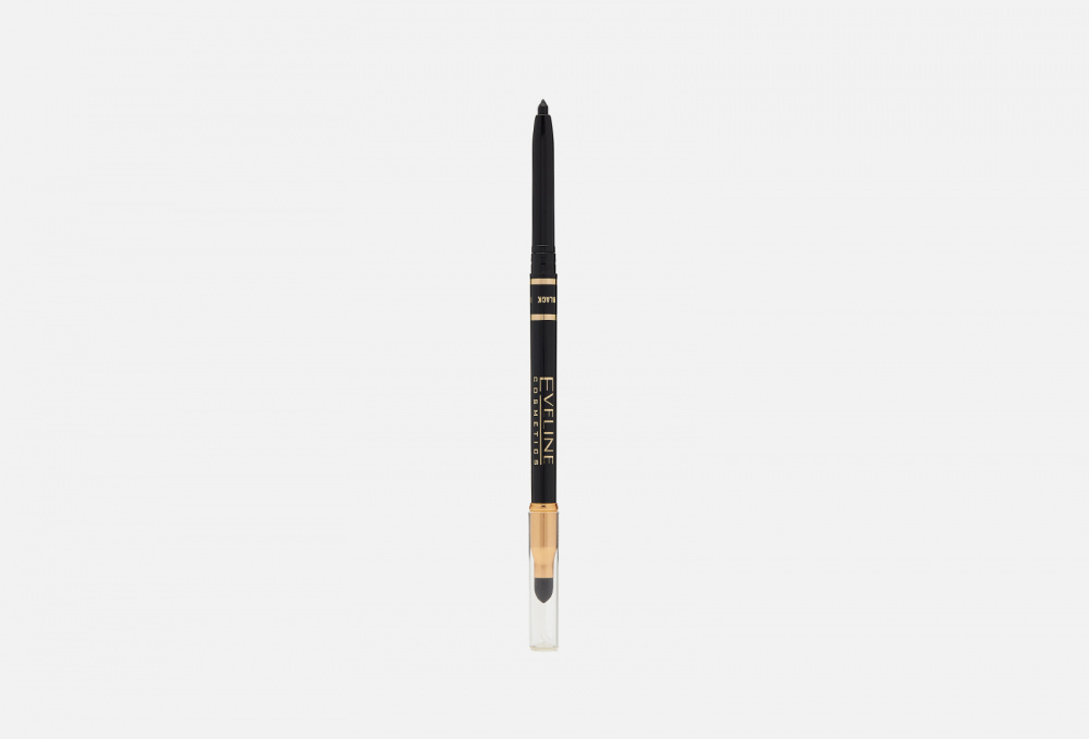 Автоматический карандаш для глаз с растушевкой EVELINE, цвет черный