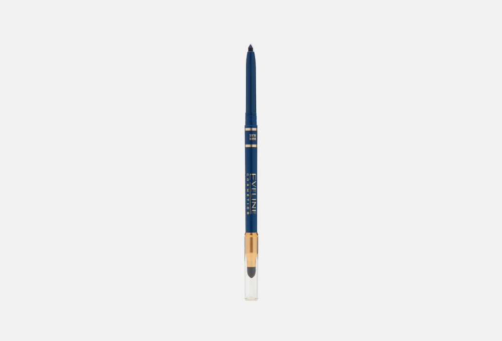 Автоматический карандаш для глаз с растушевкой EVELINE, цвет синий