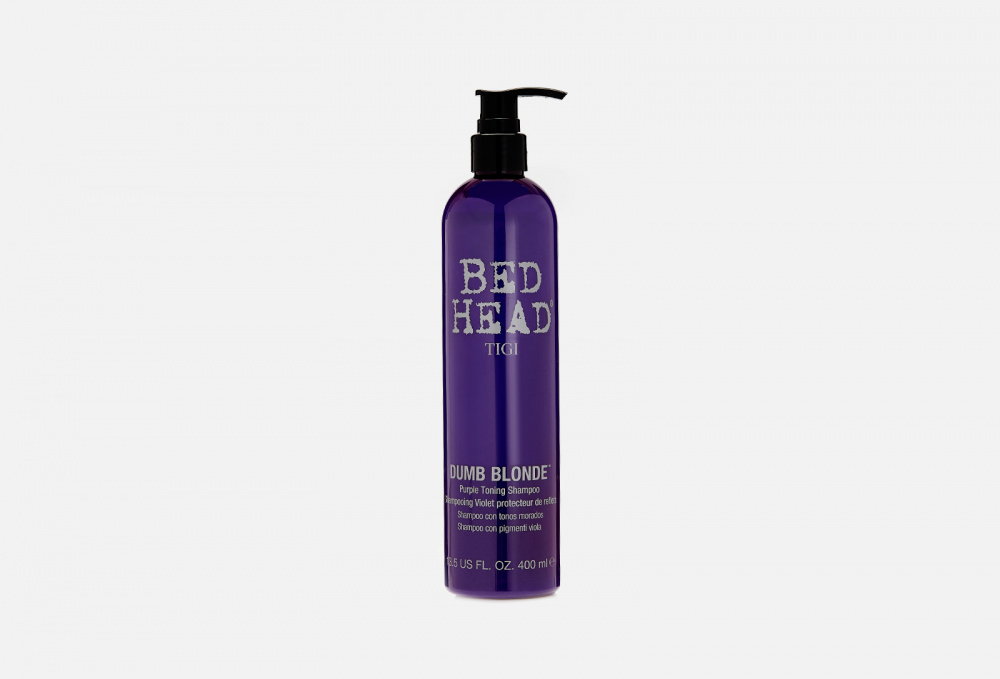 фото Шампунь-корректор цвета для блондинок tigi bed head