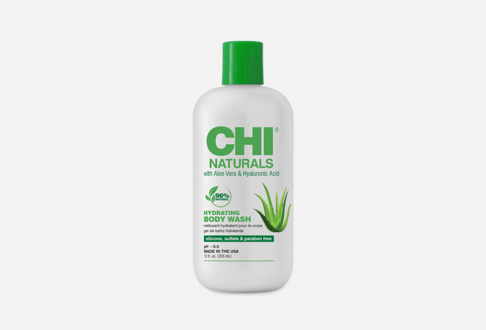 Увлажняющий Гель для тела CHI Naturals Aloe Vera & Hyaluronic Acid 355 мл