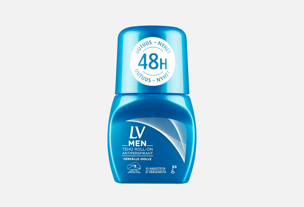 Мужской дезодорант 48 ч без запаха для чувствительной кожи LV Roll-on Perfume Free Antiperspirant For Men 60 мл