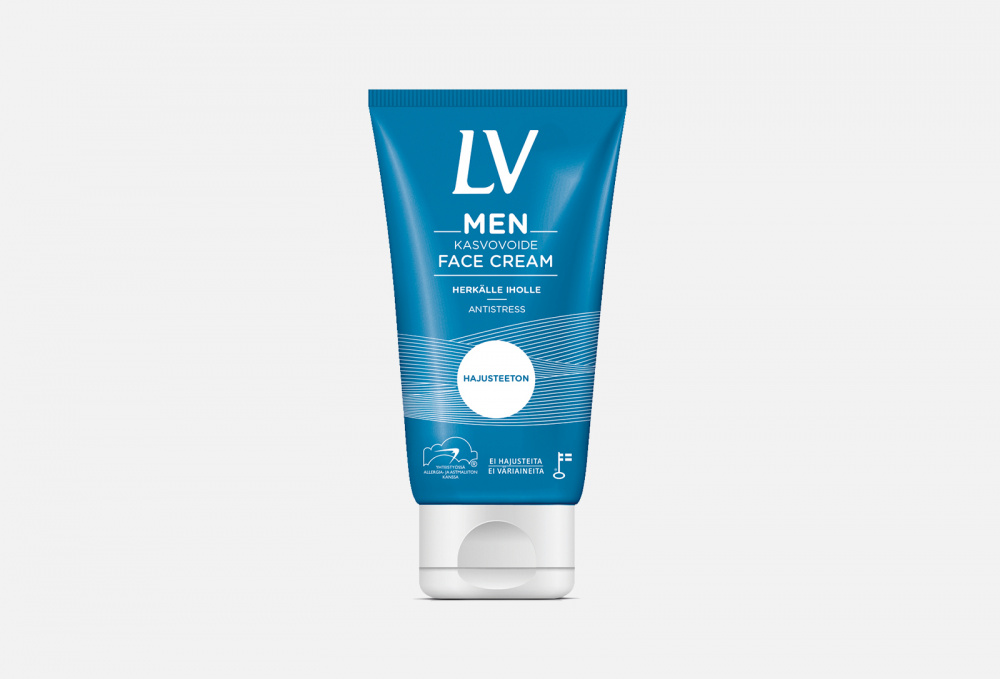 Мужской увлажняющий крем для чувствительной кожи лица LV Men Moisturizing Face Cream For Sensitive Skin 75 мл цена и фото