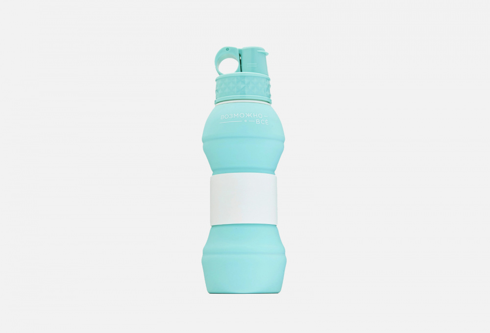 фото Бутылка для воды силиконовая foodvibes