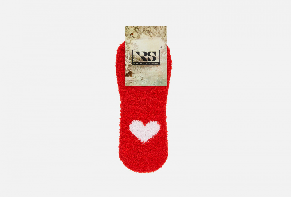 Носки R&S Красный/сердце 36-39 размер