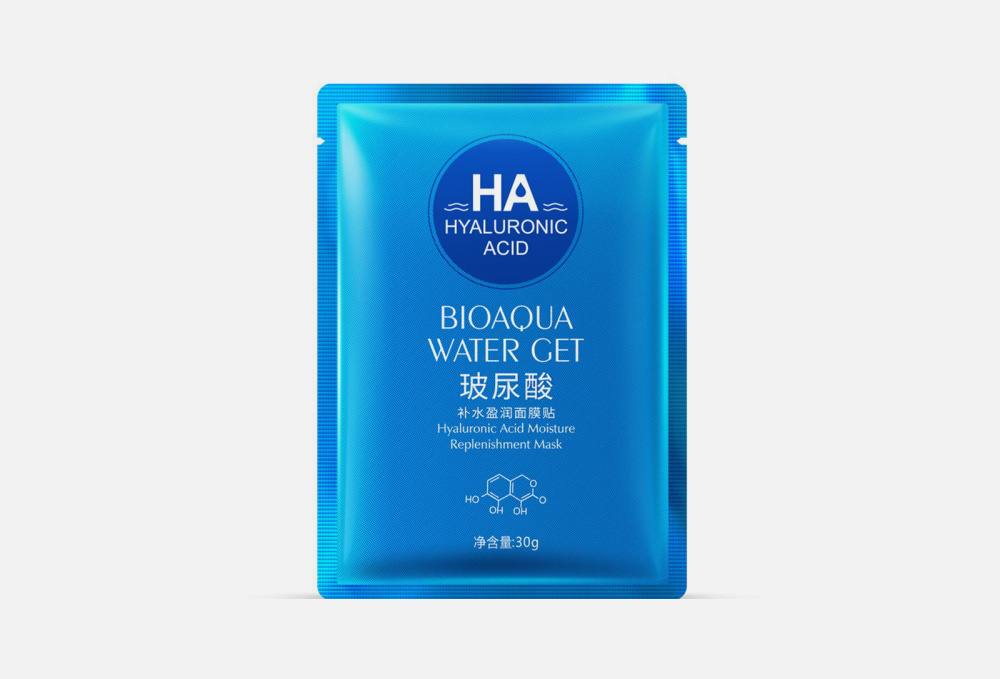 Увлажняющая тканевая маска для лица BIOAQUA Hyaluronic Acid 30 гр
