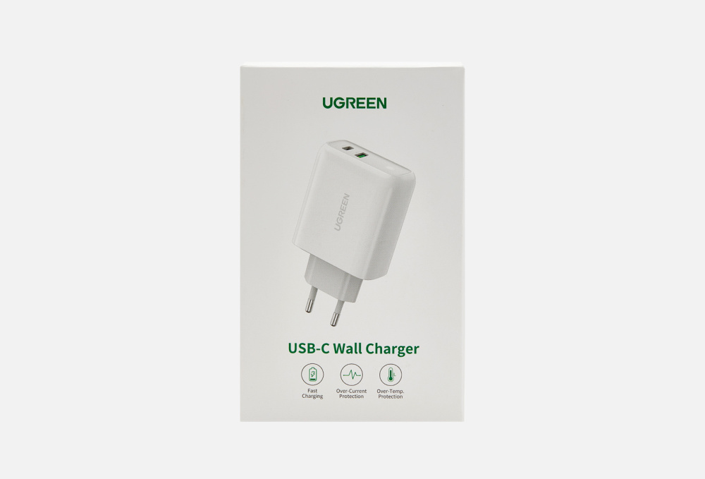 Сетевое зарядное устройство UGREEN Usb A And Usb C 36w Wall Charger Белый 1 шт цена и фото