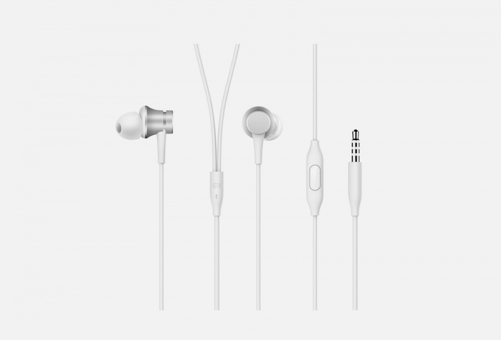 Наушники XIAOMI In-ear Headphones Basic Silver