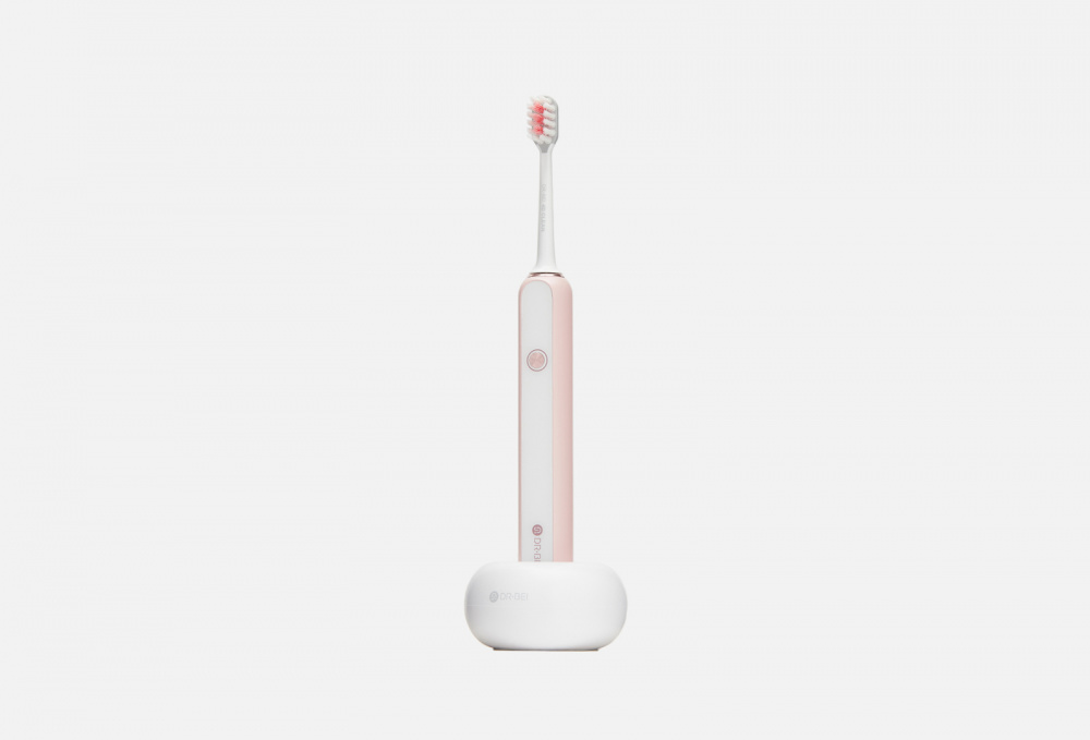 Звуковая электрическая зубная щетка, розовая DR.BEI