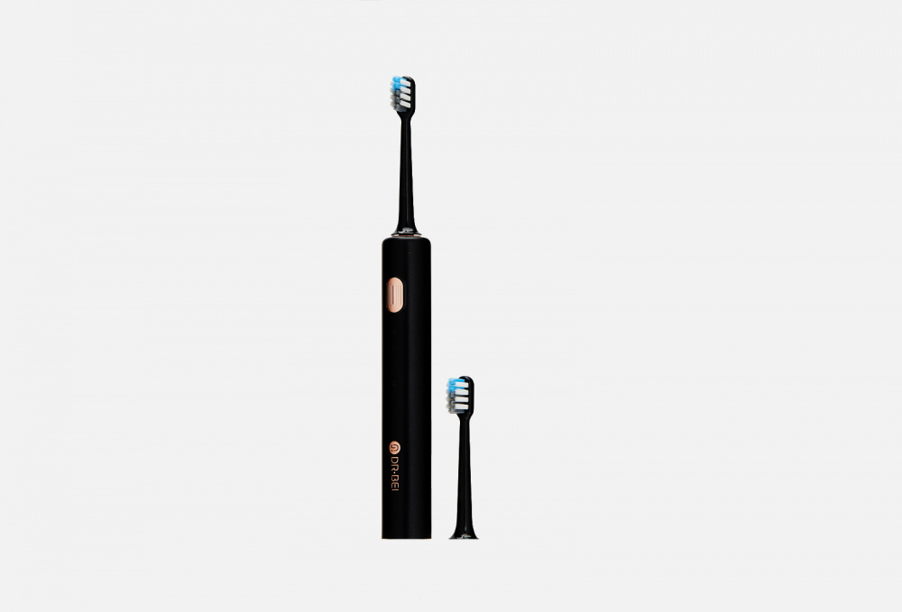 Звуковая электрическая зубная щетка, черная