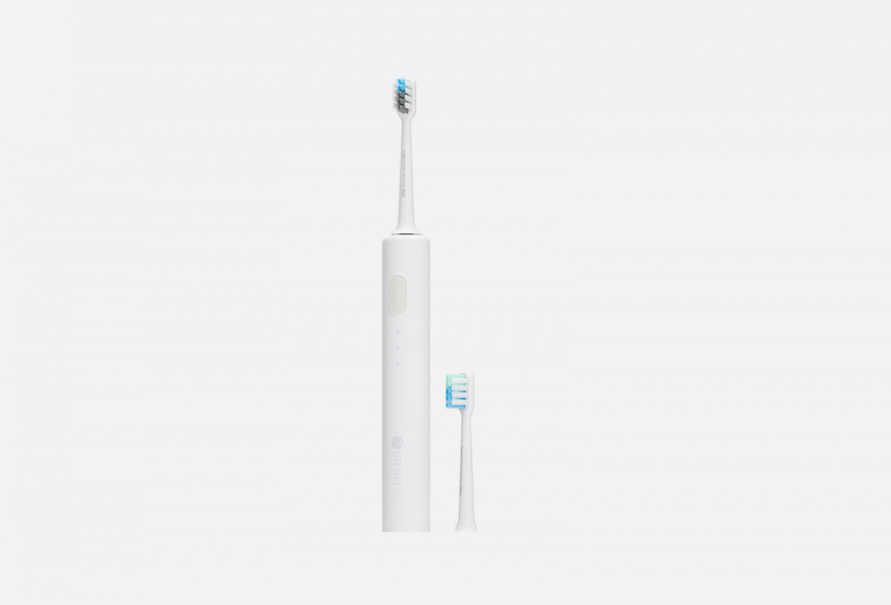 Звуковая электрическая зубная щетка, белая