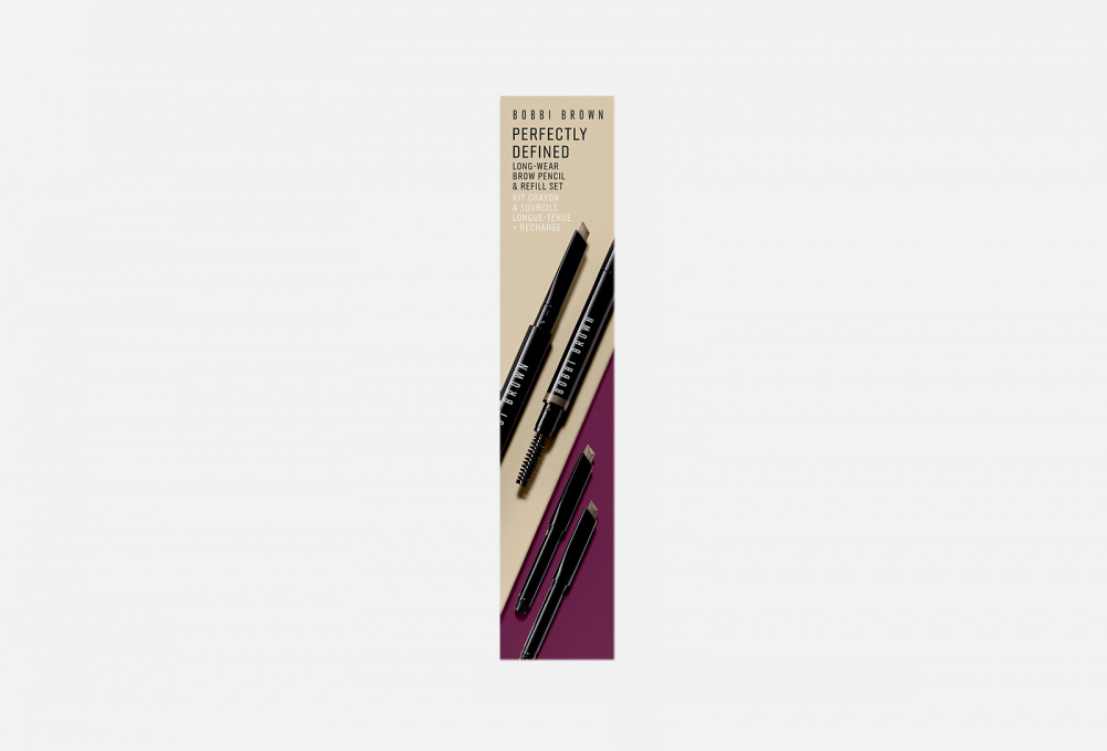 Набор средств для бровей BOBBI BROWN Long-wear Brow Pencil & Refill Set