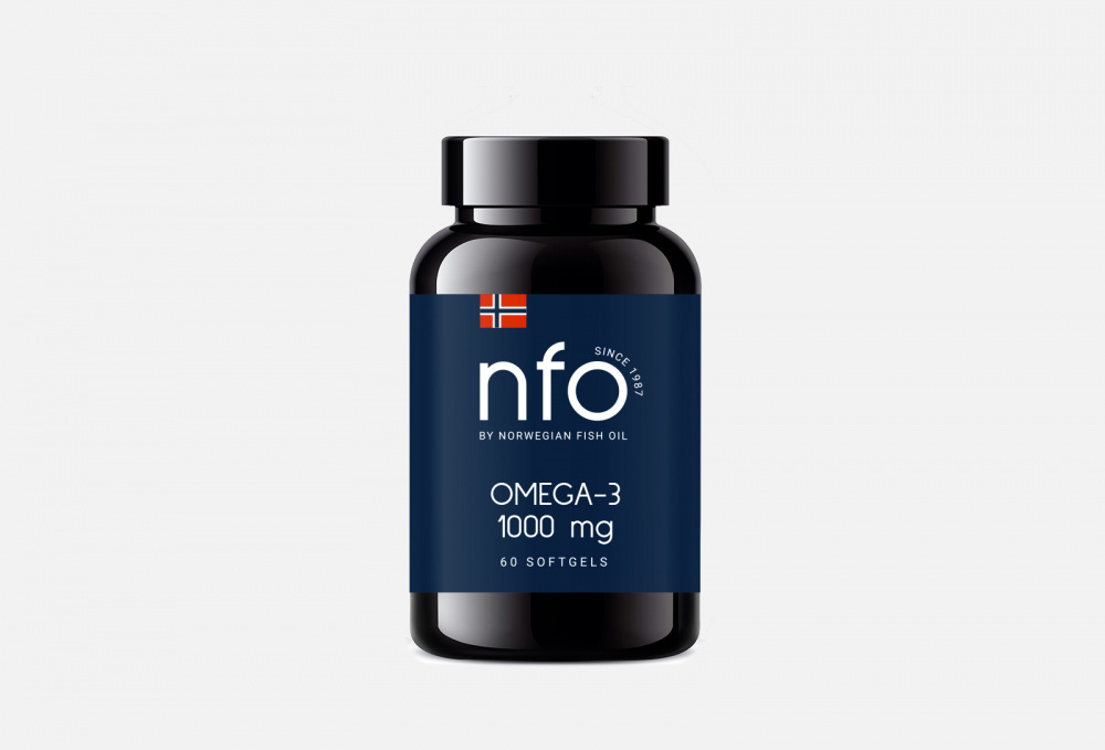 Омега-жиры в капсулах NFO Fish Oil Omega-3 60 шт