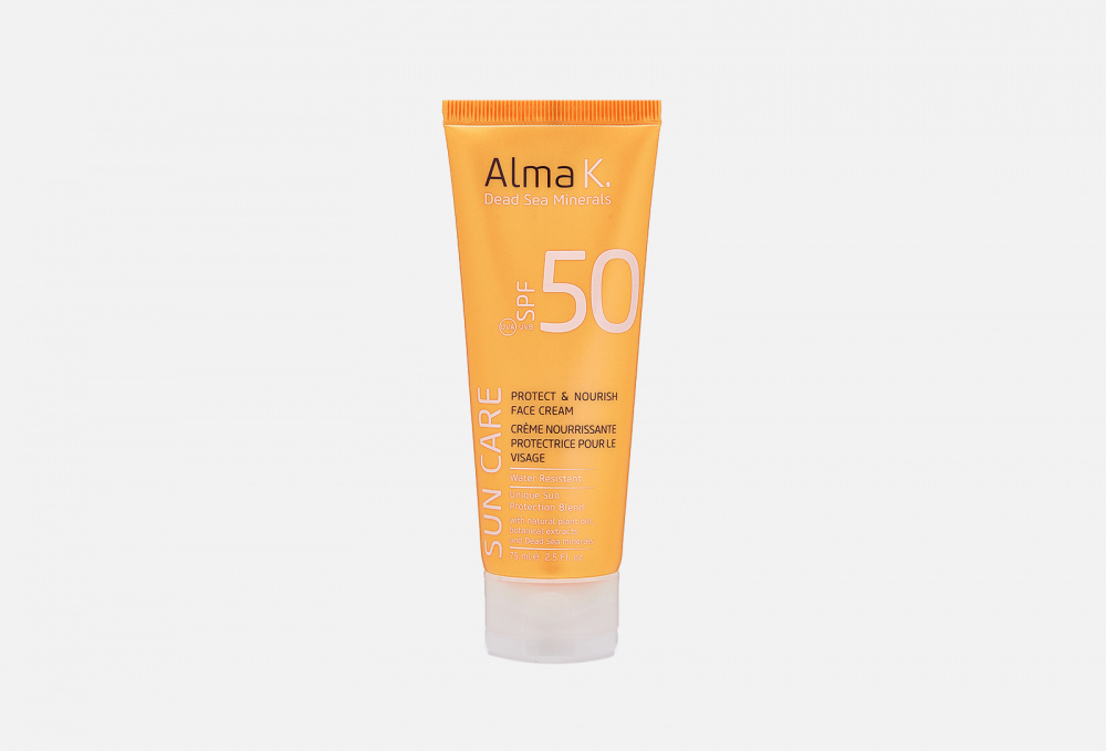 Солнцезащитный питательный крем для лица spf 50 ALMA K - фото 1