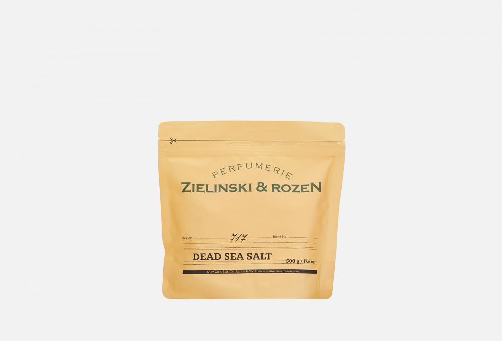 Соль мертвого моря ZIELINSKI & ROZEN 717 500 гр цена и фото